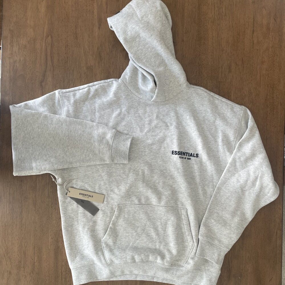 NWT Fear of God Essentials Men's Hoodie - Light Oatmeal - Size M